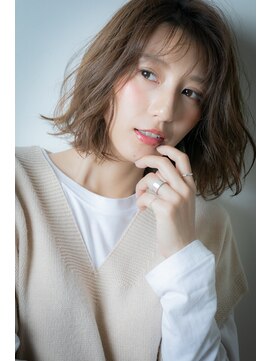 カバーヘア ブリス 志木南口駅前店(COVER HAIR bliss) □乾かすだけ外ハネボブパーマヘルシースタイル415志木30代40代