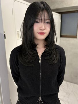 スウィープ(sweep) レイヤーカット/透明感カラー/韓国ヘア