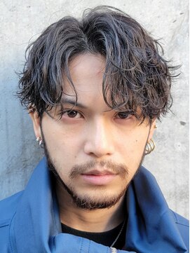 フィフス(fifth) 原宿波巻きパーマメンズパーマラウンドマッシュ2wayアップバング