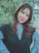 エーバイフー 江坂店(A BY WHO)&nbsp;A BY WHO江坂/ゆるふわロング/透明感カラー/髪質改善