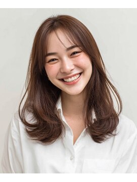 ルシードスタイル アウラ 松戸市五香(LUCIDO STYLE Aura) 透明感のあるココアベージュでツヤ感アップ小顔に見せる