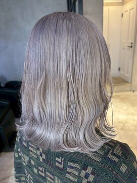 エリマ 調布(elima) 調布ダブルカラーレイヤーボブウルフショートヘアベージュカラー