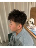 低めフェードパーマ