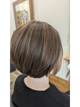 ナルードットエル(nalu.L) インナーカラー＆白髪ぼかしハイライト