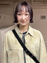 イル(iru) レイヤーボブ ミニボブ パープルカラー