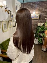 アズグロウヘアー(AS GROW HAIR) アプリコットオレンジナチュラル美髪ストレート