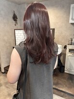 シルク(silk) ブリーチなしダブルカラー×ピンクカラー