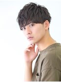 かりあげニュアンスパーマショート