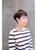 ひし形ショートボブ
