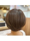 イルミナカラー+ショートボブスタイル