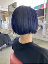 ヘア スパ リゾート リアン(hair spa resort Lien)&nbsp;ダークブルーボブ♪