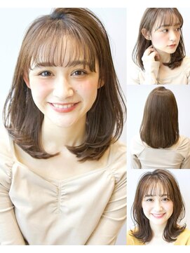 アフロート ルヴア(AFLOAT RUVUA) 湿気の時期も◎髪質改善【まとまるミディ】ルヴア京佳