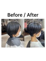 リーオオサカ(Lee Osaka)&nbsp;【Lee大阪店】小顔♪ハンサムショート/新出奈津樹