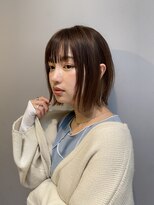 ロンド ストラーダ 心斎橋(Lond strada) シルキーベージュ×グレージュカラー【髪質改善/縮毛矯正】