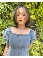 キセツ(ki se tsu)&nbsp;ピンクベージュのフェイスフレーミングとミディアムレイヤー