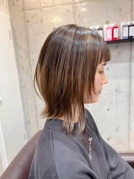 セプトヘア(sept hair) レイヤーボブ　ミディアムスタイル(^^)