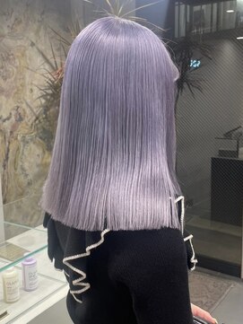 ソル オモテサンドウ 表参道 青山(SOL . OMOTESANDO) ダブルカラー外ハネボブインナーカラーハイライトケアブリーチ