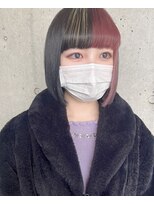 ガルボ ヘアー(garbo hair)&nbsp;#高知 #美容室 #個性 #カラー  #ピンク #イエロー #10代 #20代