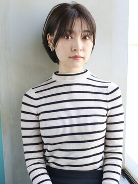 バース(BIRTH) 天神【BIRTH】ショコラアッシュ×耳だしショート　17