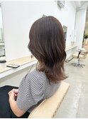 透明感グレージュ