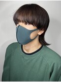メンズウルフカットジェンダーレスカットマッシュウルフカット