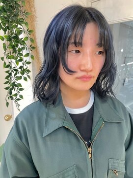 シンク オモテサンドウ(sync omotesando) 色落ち綺麗ブルーカラー