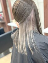 美容室 プークワ 中川春田駅前店&nbsp;インナーカラー/くすみミルクティー