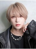 【シルクショート】ミルクティーベージュ