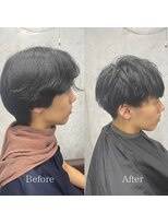 アヤメ 巣鴨店(ayame) (ayame巣鴨)メンズカット_マッシュ_束間_巣鴨