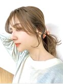 ボブディオリーブベージュ髪質改善縮毛矯正フェイスレイヤー