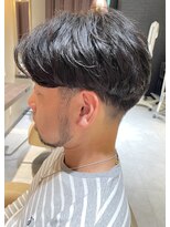 カインド 南青山(hair&make up KIND) 刈り上げセンターパート ニュアンスデザイン フェザーパーマ