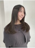 レイヤーカット  ×  グレージュカラー