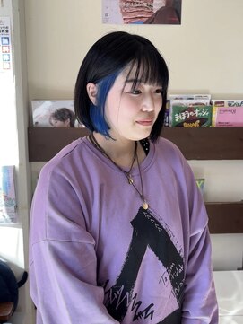 アフロディーテ(Aphrodite) 顎ラインボブ/インナーブルー