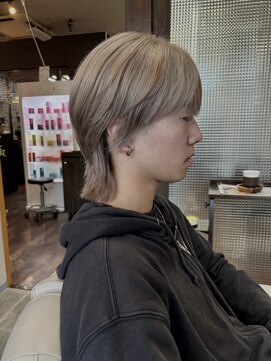 グローバルヘアー バランス(global hair BALANCE) 10代/20代/ハイトーンベージュ/メンズウルフ/ハイトーンウルフ