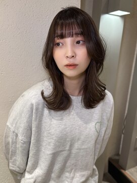 ニューヨークニューヨーク 三宮店(NYNY) 韓国風くびれヘア/チョコレートカラー