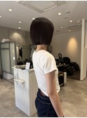 ぱつっとボブ