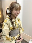 浴衣hair arrange