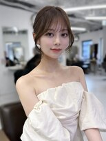 ハピネス 梅田茶屋町店(HAPPINESS)&nbsp;韓国風/レイヤーカット/顔周り/顔まわり/髪質改善/ベージュ