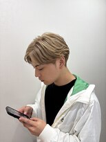 エルフ(elf)&nbsp;姫路メンズ/フェザーショート×ハイトーンカラー