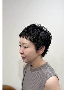 メロン 高円寺(melon) ベリーショート+パーマ