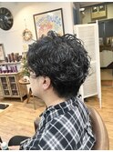 根元の立ち上がり◎メンズランダムパーマ