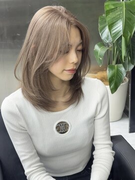 アクション 心斎橋店(ACTION) ミディアムレイヤー/ミルクティーシナモン