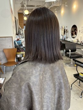 ラック 津田沼(LUCK) オリーブグレージュ/ケアブリーチダブルカラーインナーカラー