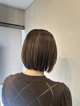 ヘアーザラブズラフズ オーガニカ 北九州(HAIR THE LOVES LAUGHS ORGANICA) ぷつっとボブスタイル