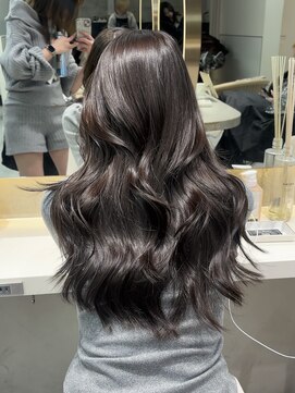 ロンドメリア 天神大名店(Lond Melia) 黒髪カタログ/オリーブグレー/ココアベージュ/小顔に見せるヘア