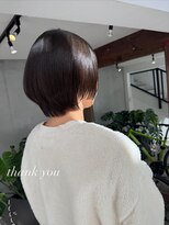エムドットヘアーサロン(M. hair salon) 【栗本浩司】大人の艶髪ボブ