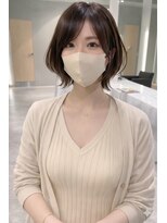 ローネス 銀座(LONESS)&nbsp;レイヤーボブ　レイヤーカット　くびれヘア　ボブ
