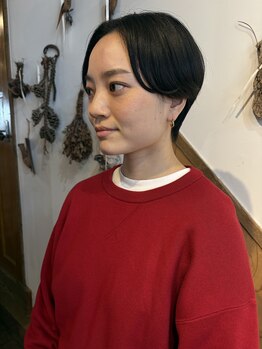 シーソー(SEE SOE)の写真/【ショートヘアカットを得意とする実力派スタッフ在籍☆】毎日のスタイリングも時短で綺麗なシルエット**