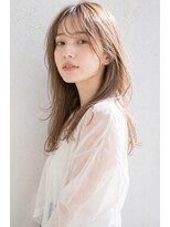 オラ ボーテ(Aura Beaute)&nbsp;髪質改善　透明感カラー　韓国風　大人女性　レイヤースタイル