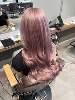 イロ プラス 南田宮店(iro+)&nbsp;ピンクシルバーブリーチ２回～/徳島/南田宮/ハイトーン/韓国ヘア
